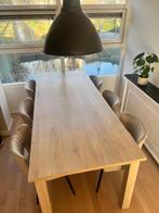 Eikenhouten tafel 220x90cm, Huis en Inrichting, Tafels | Eettafels, Ophalen, Eikenhout, 200 cm of meer, Scandinavisch