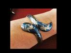 Bijzonder Zilveren Armband met Slang Design!, Verzenden, Zilver, Armband