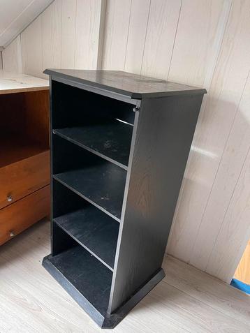 Zwarte kast schoenenkast kastje