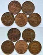 5 oude munten van Nelle, Verzenden, Overige materialen, Nederland