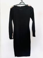 Leuk zwart sexy jurkje maat s stretch nieuw, Zo goed als nieuw, Maat 36 (S), Zwart, Verzenden