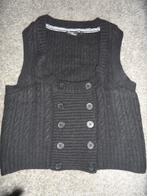 Mouwloze, lamswollen damestop van Royal Chicks (M), Kleding | Dames, Maat 38/40 (M), Zwart, Ophalen of Verzenden, Zo goed als nieuw