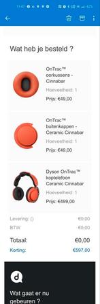 Dyson ontrac nieuw in doos met accessoires evt., Ophalen of Verzenden, Nieuw, Overige merken