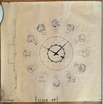 Koop een klokmechanisme en teken over op triplex, Gebruikt, Verzenden, Vierkant, A1 t/m A3