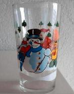 Glas VMC Reims Sneeuwpop/Kerstman, Ophalen of Verzenden, Zo goed als nieuw, Frisdrankglas