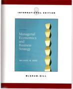 Managerial economics and business strategy , R. Baye 4th ed, Ophalen of Verzenden, Gelezen, Management
