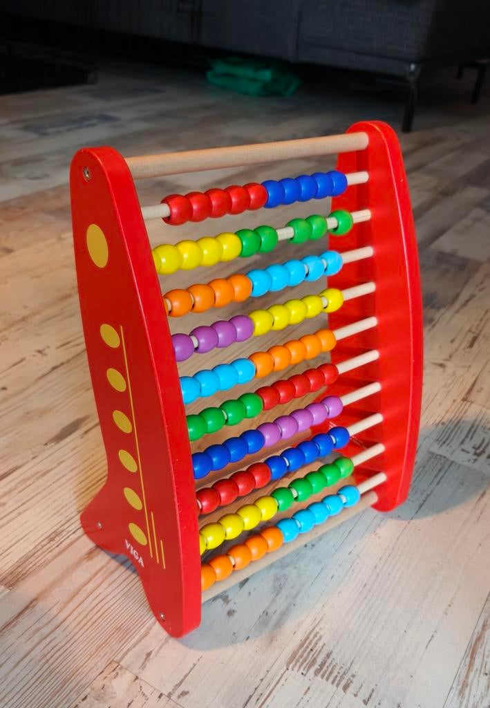 Houten Rekenrek / Abacus, Kinderen en Baby's, Speelgoed | Educatief en Creatief, Ophalen of Verzenden, Zo goed als nieuw, Rekenen
