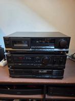 Technics receiver met cassettedeck en cd speler, Gebruikt, Losse componenten, Cassettedeck, Ophalen