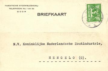 Twentsche Stoombleekerij, Goor - 11.1942 - briefkaart beschikbaar voor biedingen