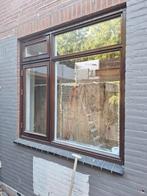 Raamkozijn en deurkozijn hardhout, Gebruikt, Raamkozijn, Hout, Ophalen