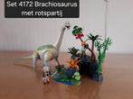 Playmobil set 4172 Brachiosaurus met rotspartij, Ophalen of Verzenden, Zo goed als nieuw