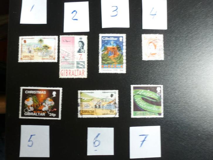 Gibraltar. Divers., Postzegels en Munten, Postzegels | Europa | Overig, Gestempeld, Overige landen, Ophalen of Verzenden