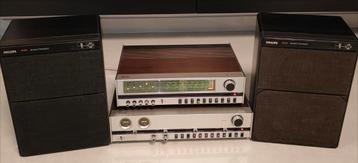 Philips Vintage Stereo Set met 22RH544 MFB Speakers  beschikbaar voor biedingen