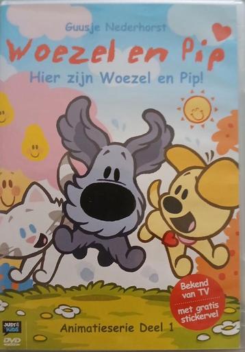 Woezel en pip dvd.s 5 stuks zie foto.pakket 468 beschikbaar voor biedingen