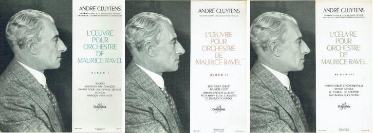 André Cluytens –Maurice Ravel  L'Œuvre Pour Orchestre 3 LP, Cd's en Dvd's, Vinyl | Klassiek, Zo goed als nieuw, Classicisme, Kamermuziek