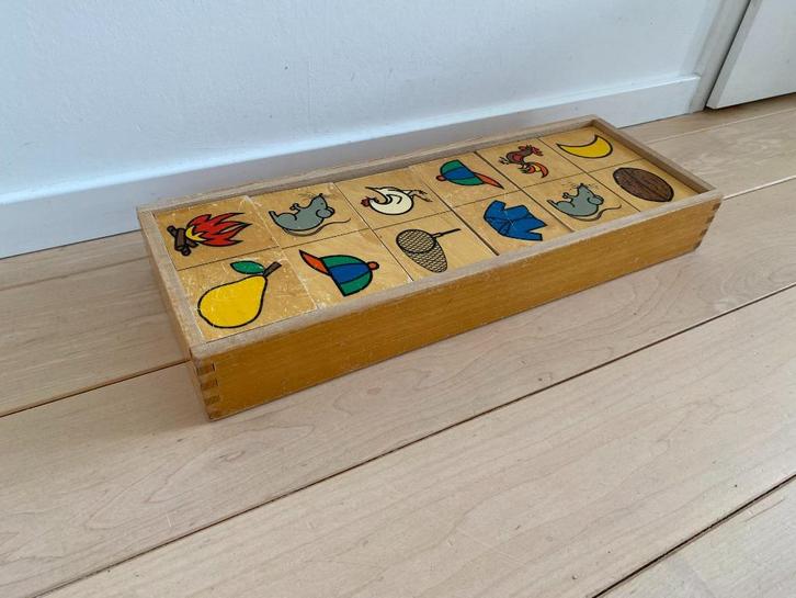 Rolf rijmelarij domino, Kinderen en Baby's, Speelgoed | Educatief en Creatief, Gebruikt, Ophalen of Verzenden