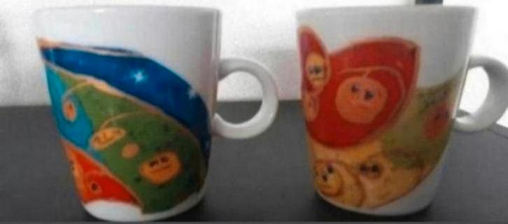 Twee Bekers Design Elma, Huis en Inrichting, Keuken | Servies, Zo goed als nieuw, Kop(pen) en/of Schotel(s), Overige stijlen, Keramiek