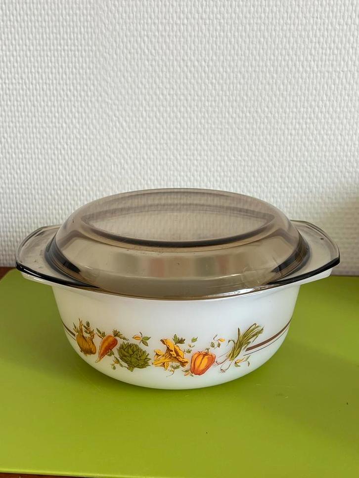 Arcopal Ovenschaal Fruits de France met Deksel, Huis en Inrichting, Keuken | Keukenbenodigdheden, Zo goed als nieuw, Ophalen of Verzenden