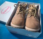 Beige schoenen met gouden veters maat 28, Ophalen of Verzenden, Gebruikt, Meisje, Schoentjes