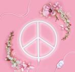 Neon Lamp Peace-teken, Ophalen, Zo goed als nieuw, Neon, Minder dan 50 cm