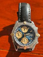 Breitling Chronomat Goud Staal Chronograph, Leer, Breitling, Ophalen of Verzenden, Zo goed als nieuw