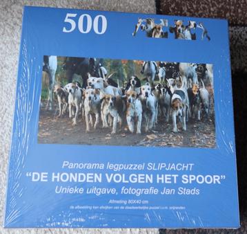 Legpuzzel Pix4Profs – 500 stukjes – Slipjacht – “De honden v beschikbaar voor biedingen