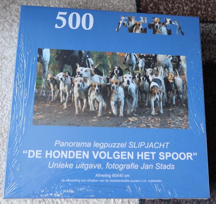 Legpuzzel Pix4Profs – 500 stukjes – Slipjacht – “De honden v, Hobby en Vrije tijd, Denksport en Puzzels, Nieuw, Legpuzzel, 500 t/m 1500 stukjes