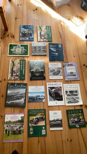Rolls Royce Bentley informatie folders boeken enz beschikbaar voor biedingen