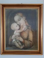 Schilderij "Maria met kindje Jezus", Ophalen, 50 tot 75 cm, Zo goed als nieuw, 50 tot 75 cm