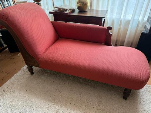 Antieke Chaise Longue, Huis en Inrichting, Banken | Sofa's en Chaises Longues, Gebruikt, Eenpersoons, 150 tot 200 cm, Minder dan 75 cm