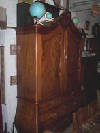GEBOGEN MAHONIE KABINET, Antiek en Kunst, Antiek | Meubels | Kasten, Ophalen