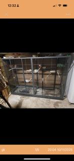 Ruime vogelkooi, Ophalen, Gebruikt, Metaal, Vogelkooi