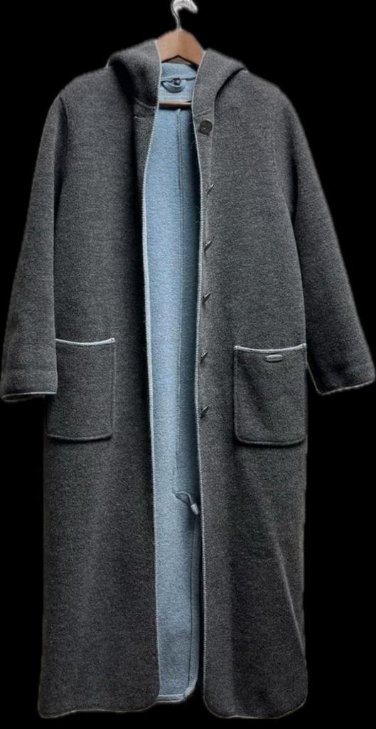 Giesswein wol/alpaca lange jas/vest  38/40/42, Kleding | Dames, Jassen | Winter, Zo goed als nieuw, Maat 38/40 (M), Grijs, Ophalen of Verzenden