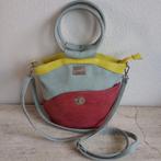 Handtas / schoudertas  3-kleurig met stevige ring handvatten, Ophalen of Verzenden, Nieuw, Overige kleuren, Overige merken
