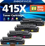 nieuw in doos. 415x toner set pack of 4 met chip, Computers en Software, Ophalen of Verzenden, Nieuw, Toner