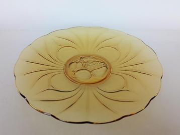 Schaal Fruitschaal Persglas Art Deco beschikbaar voor biedingen