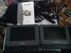 Salora DVP7048TWIN Portable DVD player, Audio, Tv en Foto, Dvd-spelers, Gebruikt, Draagbaar, Ophalen of Verzenden, Overige merken