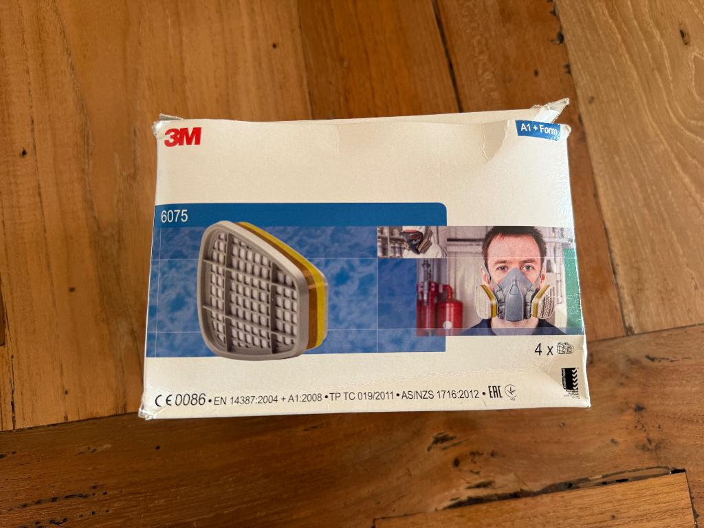 3M Gas- en dampfilter 6075, A1 + formaldehyde, Ophalen of Verzenden, Nieuw, Volgelaatsmaskers
