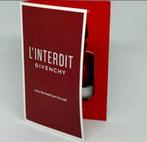 Parfum proefje L’interdit eau de parfum Rouge Givenchy 1 ml, Verzenden, Nieuw