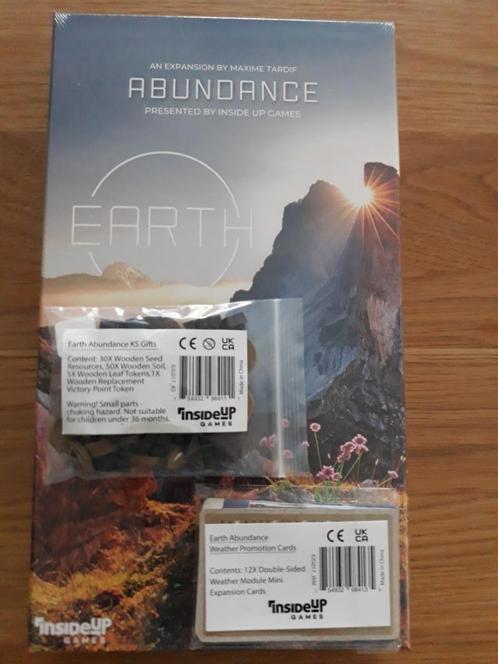 Earth Abundance KS + Weather mini-uitbreiding, Hobby en Vrije tijd, Gezelschapsspellen | Bordspellen, Nieuw, Een of twee spelers