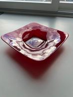 Glazen fruitschaal, Huis en Inrichting, Woonaccessoires | Schalen en Manden, Ophalen, Schaal, Vierkant, Glas