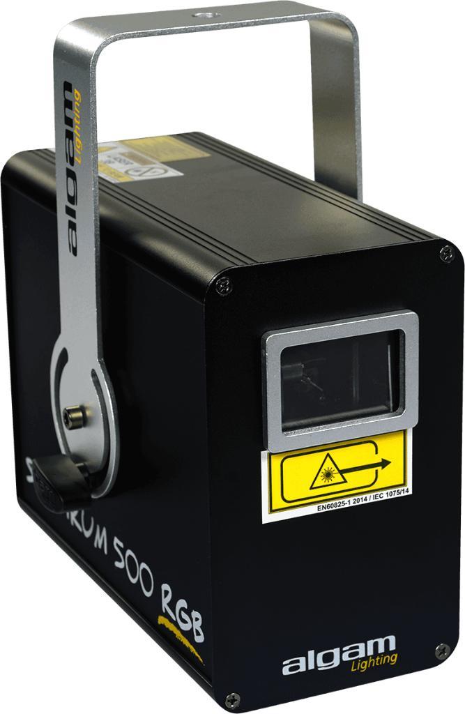 Algam Lighting Spectrum 500 RGB laser 500mw, Muziek en Instrumenten, Licht en Laser, Nieuw, Laser, Geluidgestuurd, Kleur, Stroboscoopeffect