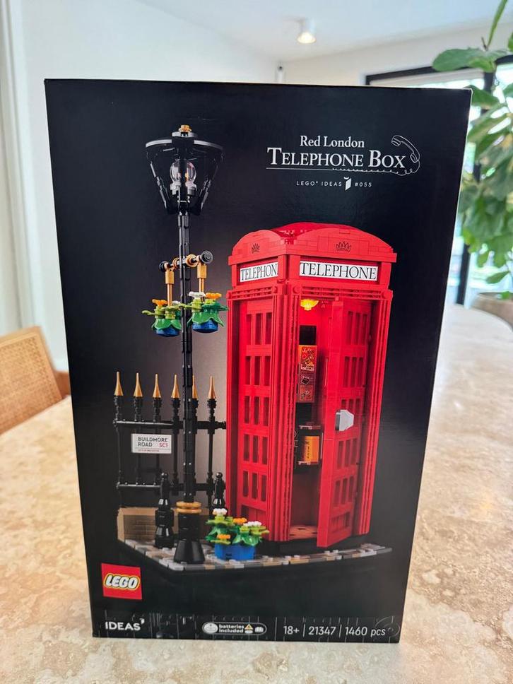 *NIEUW* Lego Idea Rode Londense telefooncel 21347, Kinderen en Baby's, Speelgoed | Duplo en Lego, Nieuw, Ophalen of Verzenden