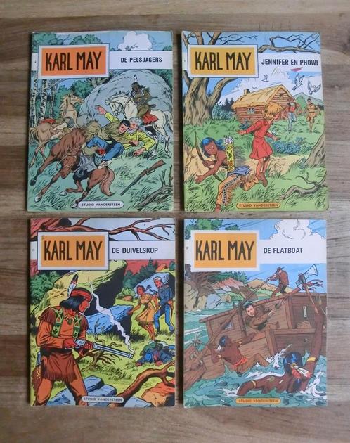 4 stripboeken uit de reeks van Karl May, Boeken, Stripboeken, Gelezen, Meerdere stripboeken, Ophalen of Verzenden