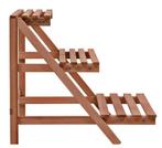Plantenstandaard plantentrap 3-laags cederhout GRATIS BZRGD, Verzenden, Minder dan 60 cm, Nieuw, Tuin