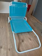 Strandstoel / Ligstoel met wielen, Ophalen, Zo goed als nieuw, Metaal, Verrijdbaar