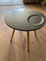 Houten bijzettafel uit woonwinkel, Minder dan 55 cm, Rond, Ophalen of Verzenden, Zo goed als nieuw