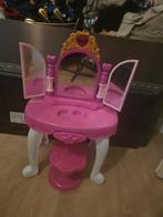 Kinder kaptafel roze met licht, Ophalen, Gebruikt