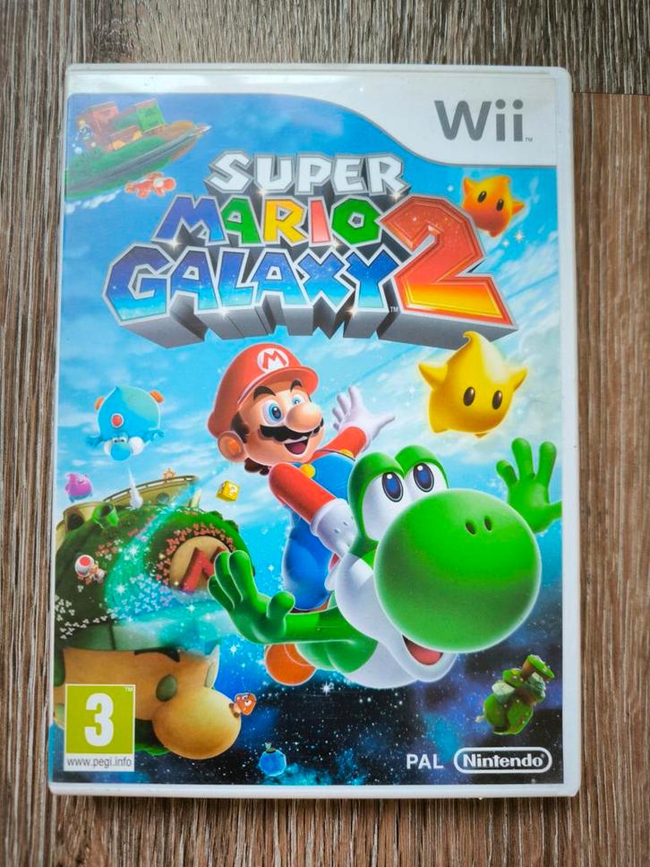 Super Mario Galaxy 2 - Nintendo Wii, Spelcomputers en Games, Games | Nintendo Wii, Gebruikt, Avontuur en Actie, 1 speler, Vanaf 3 jaar