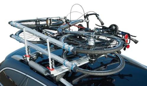 Fischer fietsendrager dakbevestiging met daklift voor ebikes, Auto diversen, Fietsendragers, Gebruikt, Dakdrager, 2 fietsen, Elektrische fiets